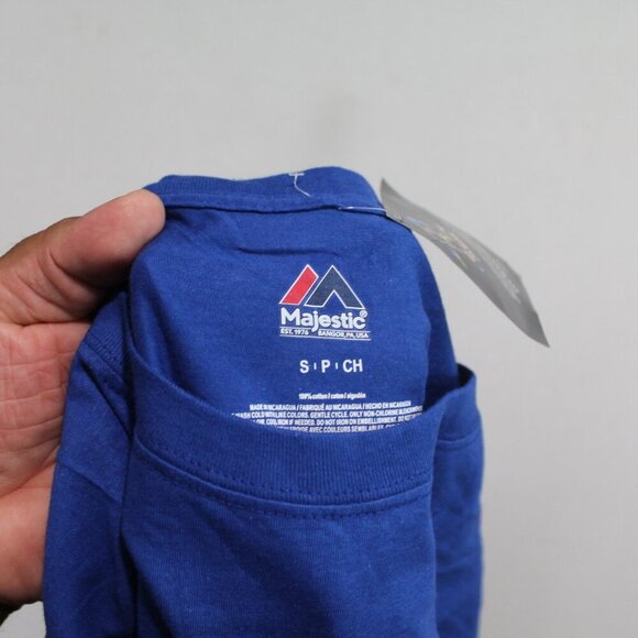 Majestic Men Blue Tee Shirt Los Angeles Dodgers Men 99 Ryu Size Small - Picture 8 of 10